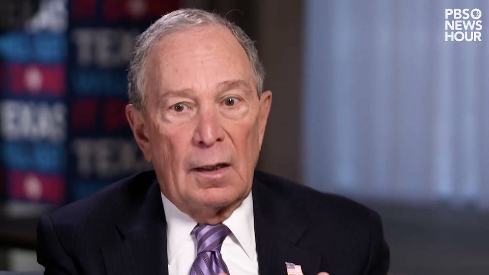 h7 as nyc mayor mike bloomberg called cuts social security ponzi scheme